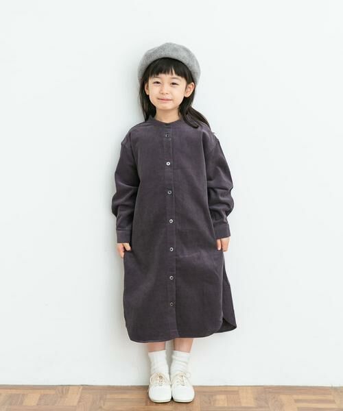 URBAN RESEARCH DOORS / アーバンリサーチ ドアーズ ワンピース | 『親子リンク』『UR TECH』コーデュロイシャツワンピース(KIDS) | 詳細20