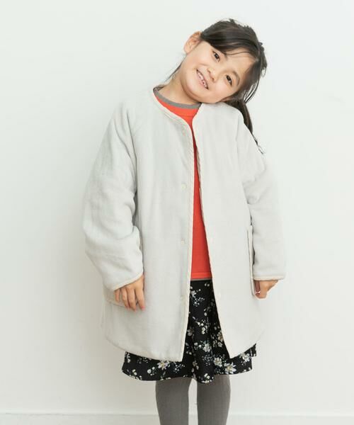 URBAN RESEARCH DOORS / アーバンリサーチ ドアーズ アウター | リバーシブルフリースコート(KIDS) | 詳細1