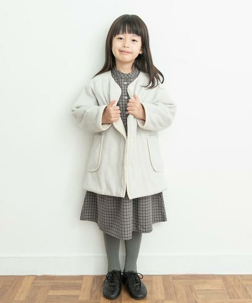 URBAN RESEARCH DOORS / アーバンリサーチ ドアーズ アウター | リバーシブルフリースコート(KIDS) | 詳細10