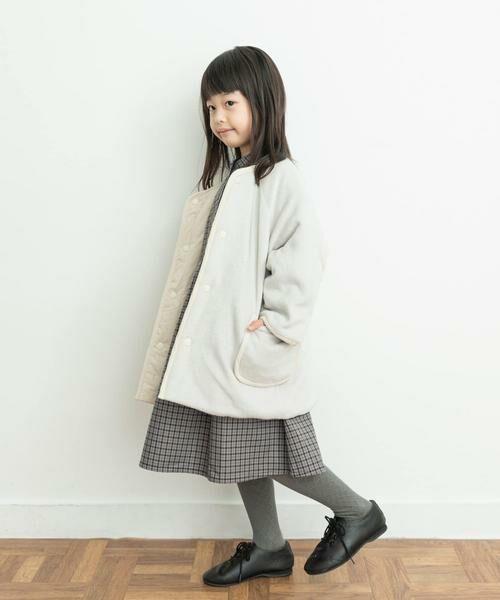 URBAN RESEARCH DOORS / アーバンリサーチ ドアーズ アウター | リバーシブルフリースコート(KIDS) | 詳細14