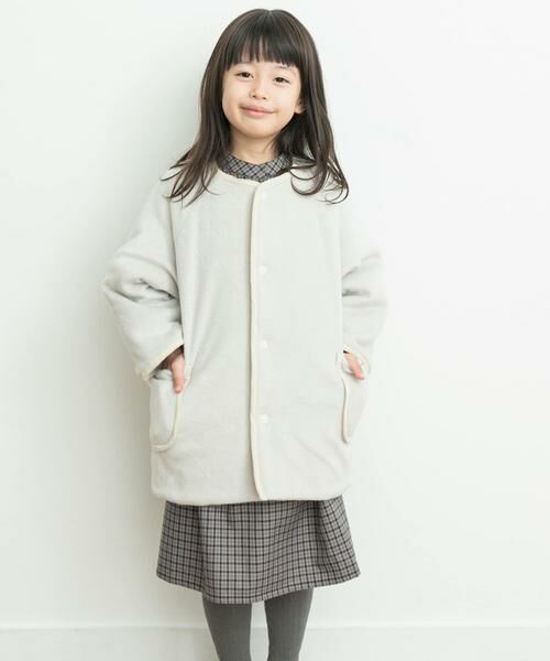 URBAN RESEARCH DOORS / アーバンリサーチ ドアーズ アウター | リバーシブルフリースコート(KIDS) | 詳細8