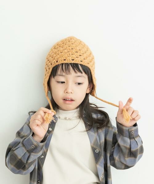 URBAN RESEARCH DOORS / アーバンリサーチ ドアーズ 服飾雑貨 | 耳付き柄編みニット帽(KIDS) | 詳細1