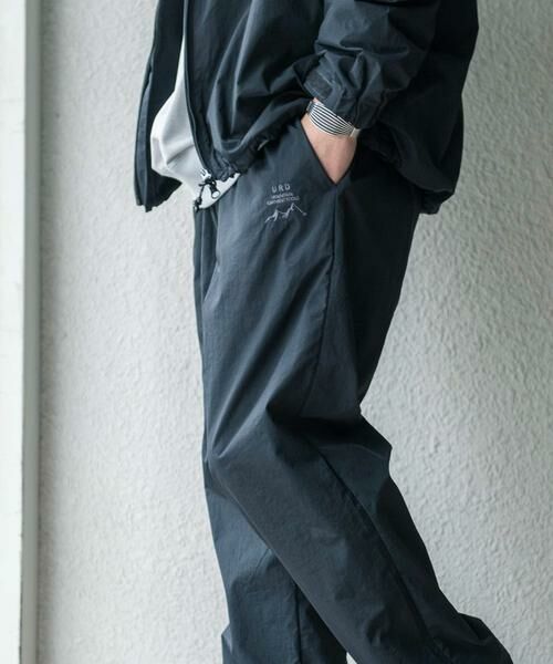 URBAN RESEARCH DOORS / アーバンリサーチ ドアーズ その他パンツ | 『セットアップ対応』URDリップストップナイロンパンツ(ブラック)
