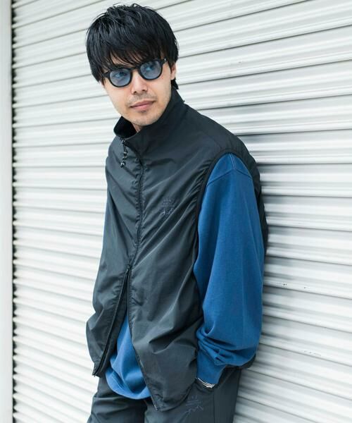 URBAN RESEARCH DOORS / アーバンリサーチ ドアーズ その他アウター | 『セットアップ対応』URDリップストップナイロンベスト（チャコールグレー）