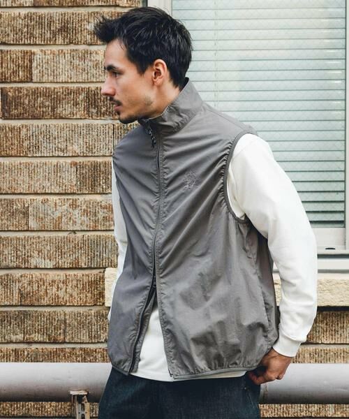 URBAN RESEARCH DOORS / アーバンリサーチ ドアーズ その他アウター | 『セットアップ対応』URDリップストップナイロンベスト（グレー系その他）