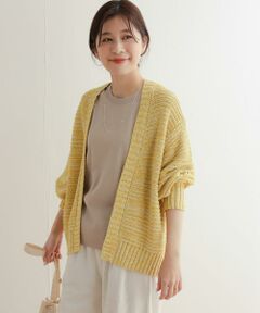 URBAN RESEARCH DOORS / アーバンリサーチ ドアーズ カーディガン・ボレロ | テープヤーンMIXカーディガン