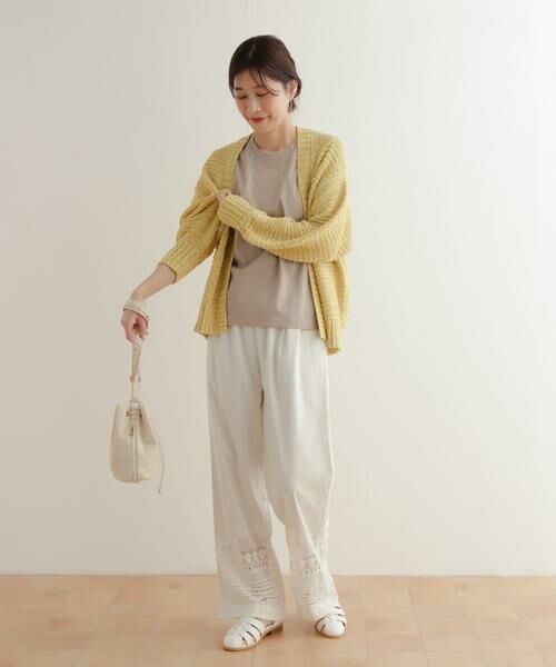 URBAN RESEARCH DOORS / アーバンリサーチ ドアーズ カーディガン・ボレロ | テープヤーンMIXカーディガン | 詳細10