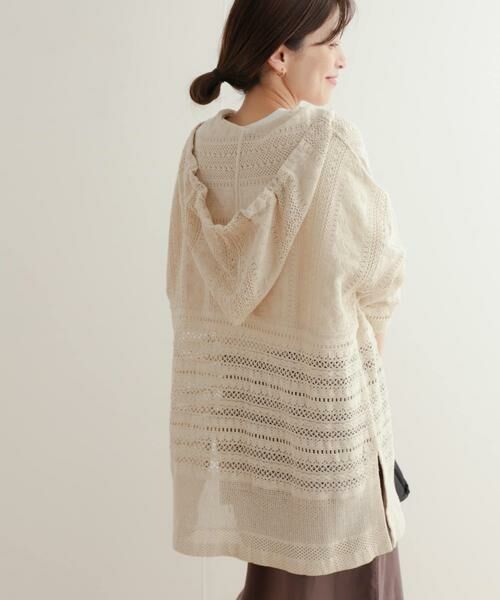 URBAN RESEARCH DOORS / アーバンリサーチ ドアーズ その他トップス | コットンレースフーディープルオーバー | 詳細22
