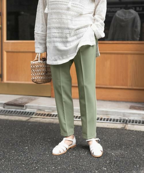 URBAN RESEARCH DOORS / アーバンリサーチ ドアーズ その他パンツ | ストレッチテーパードイージーパンツ | 詳細1