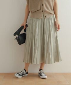 URBAN RESEARCH DOORS / アーバンリサーチ ドアーズ スカート | オパール加工変形プリーツスカート