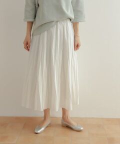 URBAN RESEARCH DOORS / アーバンリサーチ ドアーズ スカート | オパール加工変形プリーツスカート