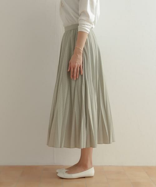 URBAN RESEARCH DOORS / アーバンリサーチ ドアーズ スカート | オパール加工変形プリーツスカート | 詳細11