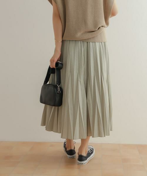URBAN RESEARCH DOORS / アーバンリサーチ ドアーズ スカート | オパール加工変形プリーツスカート | 詳細4
