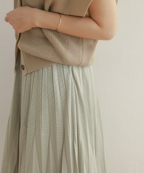 URBAN RESEARCH DOORS / アーバンリサーチ ドアーズ スカート | オパール加工変形プリーツスカート | 詳細6