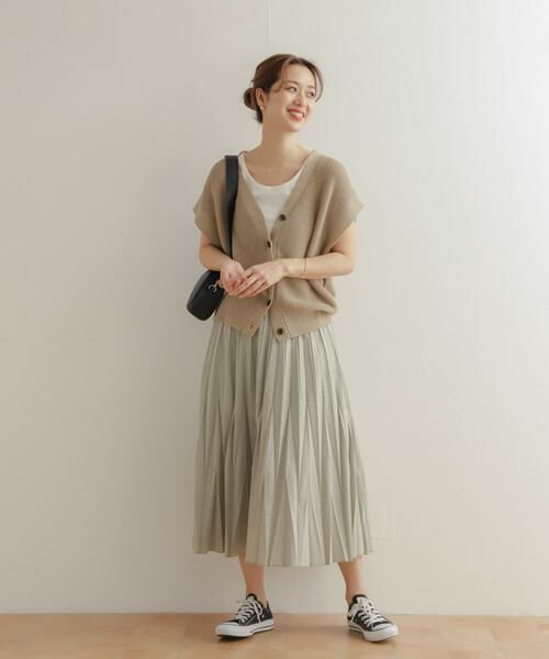 URBAN RESEARCH DOORS / アーバンリサーチ ドアーズ スカート | オパール加工変形プリーツスカート | 詳細8