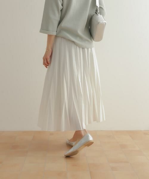 URBAN RESEARCH DOORS / アーバンリサーチ ドアーズ スカート | オパール加工変形プリーツスカート | 詳細22