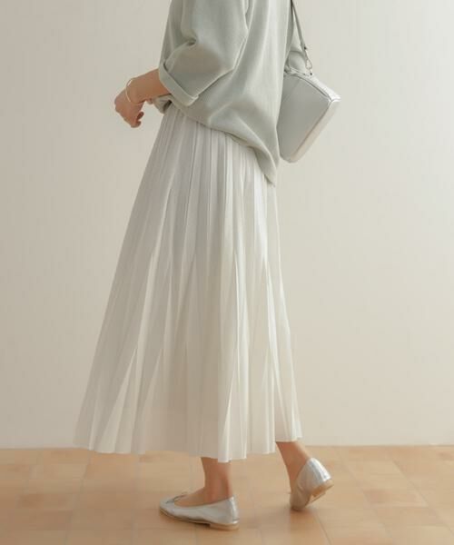 URBAN RESEARCH DOORS / アーバンリサーチ ドアーズ スカート | オパール加工変形プリーツスカート | 詳細23
