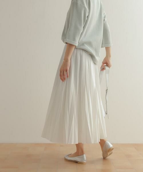 URBAN RESEARCH DOORS / アーバンリサーチ ドアーズ スカート | オパール加工変形プリーツスカート | 詳細24