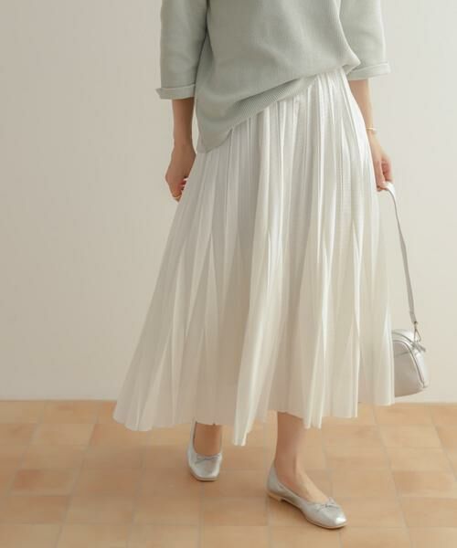 URBAN RESEARCH DOORS / アーバンリサーチ ドアーズ スカート | オパール加工変形プリーツスカート | 詳細27