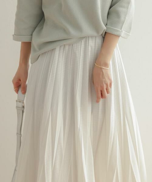 URBAN RESEARCH DOORS / アーバンリサーチ ドアーズ スカート | オパール加工変形プリーツスカート | 詳細28