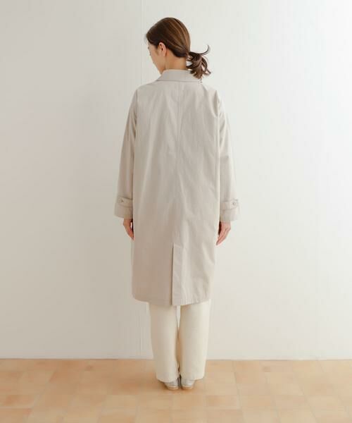 URBAN RESEARCH DOORS / アーバンリサーチ ドアーズ ステンカラーコート | 塩縮コットンステンカラーコート | 詳細13
