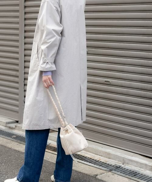 URBAN RESEARCH DOORS / アーバンリサーチ ドアーズ ステンカラーコート | 塩縮コットンステンカラーコート | 詳細4