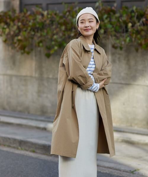 URBAN RESEARCH DOORS / アーバンリサーチ ドアーズ ステンカラーコート | 塩縮コットンステンカラーコート | 詳細26