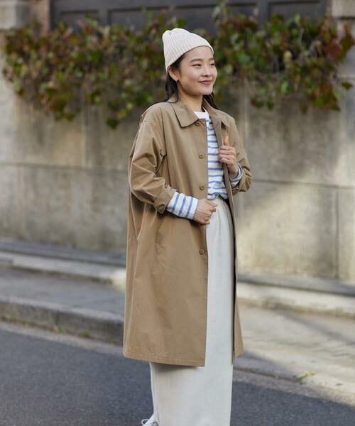 URBAN RESEARCH DOORS / アーバンリサーチ ドアーズ ステンカラーコート | 塩縮コットンステンカラーコート | 詳細28