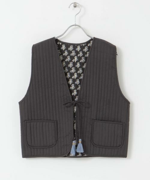 URBAN RESEARCH DOORS / アーバンリサーチ ドアーズ ダウンジャケット・ベスト | コットンリバーシブルキルティングベスト | 詳細14