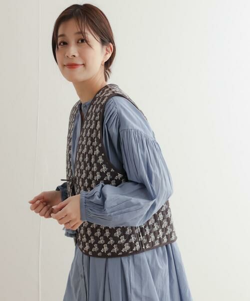 URBAN RESEARCH DOORS / アーバンリサーチ ドアーズ ダウンジャケット・ベスト | コットンリバーシブルキルティングベスト | 詳細2