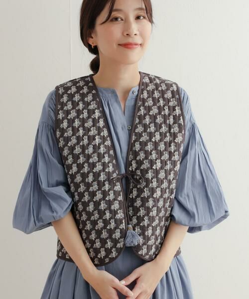 URBAN RESEARCH DOORS / アーバンリサーチ ドアーズ ダウンジャケット・ベスト | コットンリバーシブルキルティングベスト | 詳細5