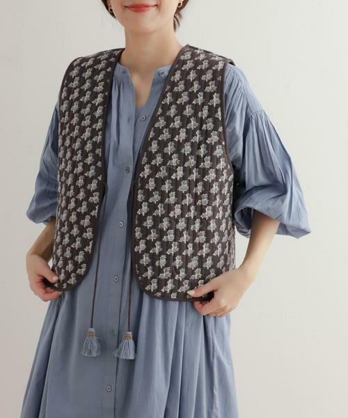 URBAN RESEARCH DOORS / アーバンリサーチ ドアーズ ダウンジャケット・ベスト | コットンリバーシブルキルティングベスト | 詳細6