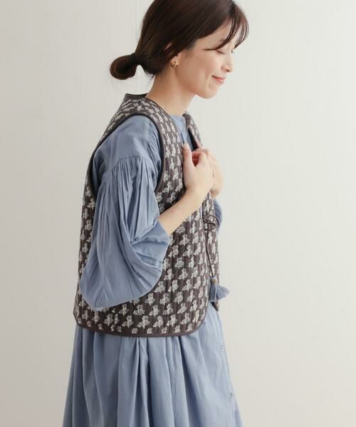 URBAN RESEARCH DOORS / アーバンリサーチ ドアーズ ダウンジャケット・ベスト | コットンリバーシブルキルティングベスト | 詳細7