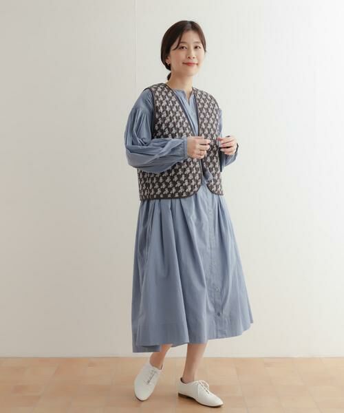 URBAN RESEARCH DOORS / アーバンリサーチ ドアーズ ダウンジャケット・ベスト | コットンリバーシブルキルティングベスト | 詳細9