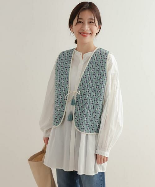 URBAN RESEARCH DOORS / アーバンリサーチ ドアーズ ダウンジャケット・ベスト | コットンリバーシブルキルティングベスト | 詳細20