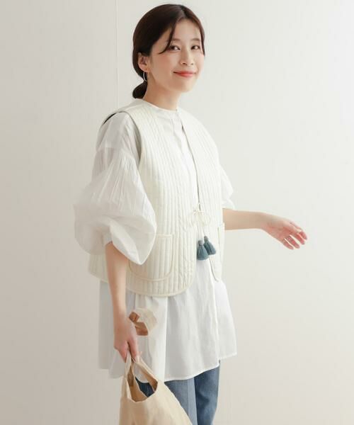 URBAN RESEARCH DOORS / アーバンリサーチ ドアーズ ダウンジャケット・ベスト | コットンリバーシブルキルティングベスト | 詳細29