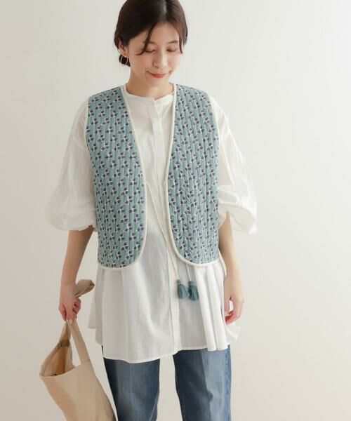 URBAN RESEARCH DOORS / アーバンリサーチ ドアーズ ダウンジャケット・ベスト | コットンリバーシブルキルティングベスト | 詳細21