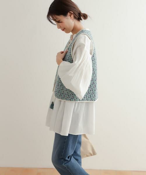 URBAN RESEARCH DOORS / アーバンリサーチ ドアーズ ダウンジャケット・ベスト | コットンリバーシブルキルティングベスト | 詳細22