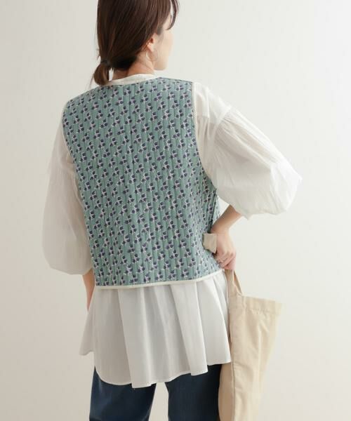 URBAN RESEARCH DOORS / アーバンリサーチ ドアーズ ダウンジャケット・ベスト | コットンリバーシブルキルティングベスト | 詳細23