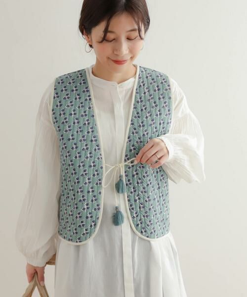 URBAN RESEARCH DOORS / アーバンリサーチ ドアーズ ダウンジャケット・ベスト | コットンリバーシブルキルティングベスト | 詳細24