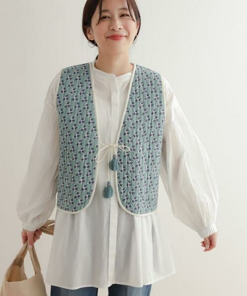 URBAN RESEARCH DOORS / アーバンリサーチ ドアーズ ダウンジャケット・ベスト | コットンリバーシブルキルティングベスト | 詳細25