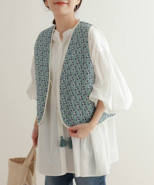 URBAN RESEARCH DOORS / アーバンリサーチ ドアーズ ダウンジャケット・ベスト | コットンリバーシブルキルティングベスト | 詳細26