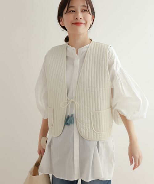 URBAN RESEARCH DOORS / アーバンリサーチ ドアーズ ダウンジャケット・ベスト | コットンリバーシブルキルティングベスト | 詳細28