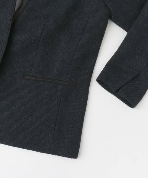 URBAN RESEARCH DOORS / アーバンリサーチ ドアーズ テーラードジャケット | ツイードVネックロングジャケット | 詳細11