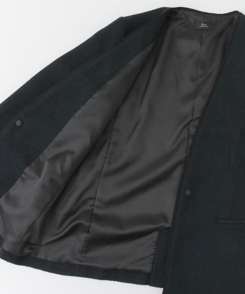 URBAN RESEARCH DOORS / アーバンリサーチ ドアーズ テーラードジャケット | ツイードVネックロングジャケット | 詳細12