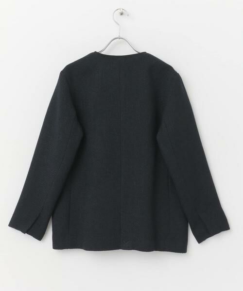 URBAN RESEARCH DOORS / アーバンリサーチ ドアーズ テーラードジャケット | ツイードVネックロングジャケット | 詳細13