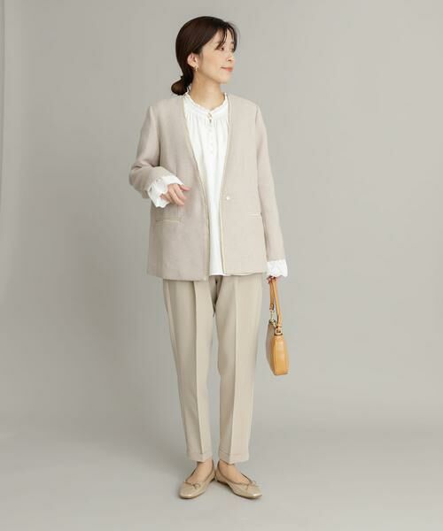 URBAN RESEARCH DOORS / アーバンリサーチ ドアーズ テーラードジャケット | ツイードVネックロングジャケット | 詳細25