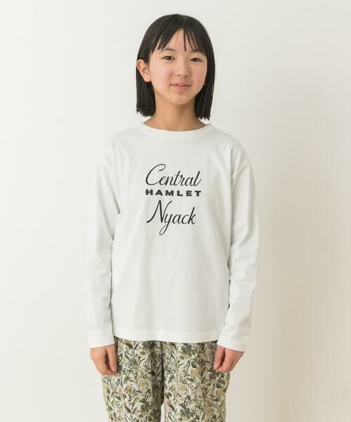 URBAN RESEARCH DOORS / アーバンリサーチ ドアーズ トップス | 『親子リンク』ロゴプリントロンTシャツ(KIDS) | 詳細8
