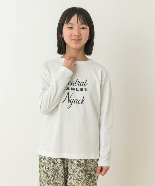 URBAN RESEARCH DOORS / アーバンリサーチ ドアーズ トップス | 『親子リンク』ロゴプリントロンTシャツ(KIDS) | 詳細9