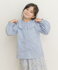 URBAN RESEARCH DOORS / アーバンリサーチ ドアーズ トップス | フリルカラーブラウス(KIDS)